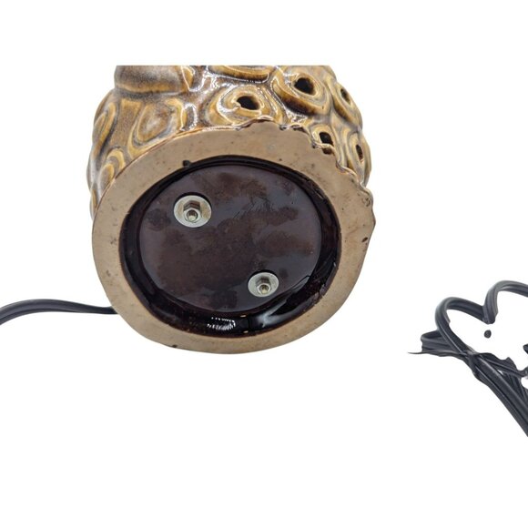 Ceramic Owl Electric Wax Warmer Oil lamp W Lavender & Sage wax Cubes - Picture 11 of 11